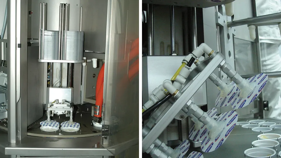 Gujer lid applicator