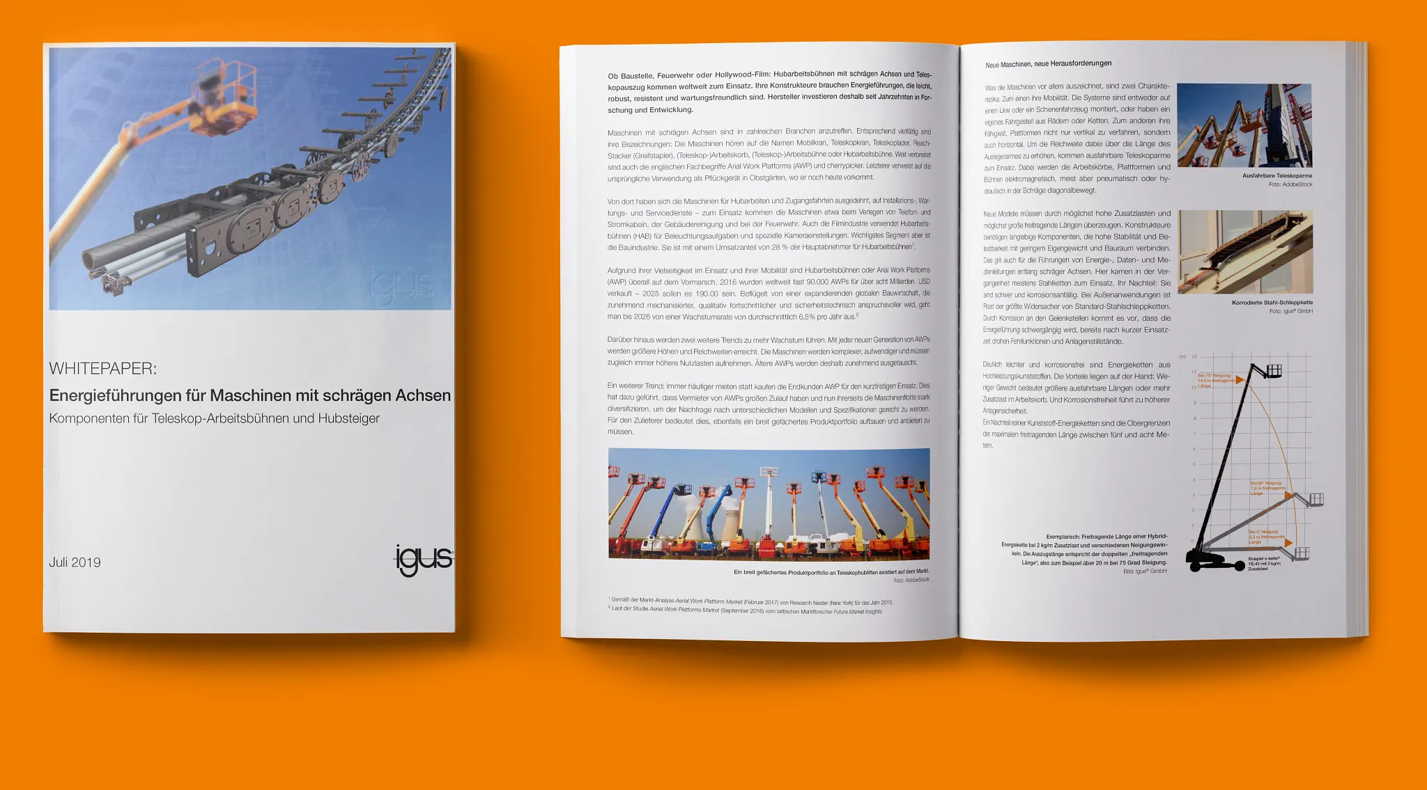 Describe los requisitos de las plataformas telescópicas y las plataformas elevadoras.