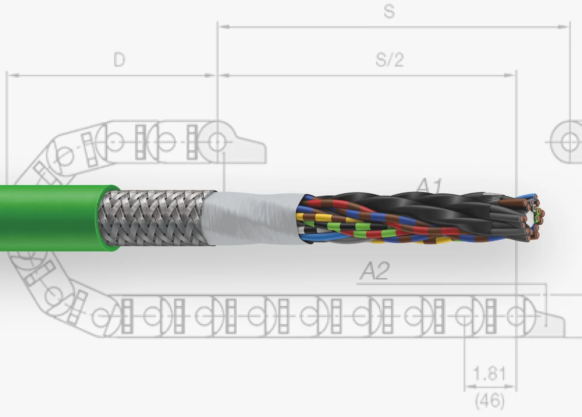Measuring system cable