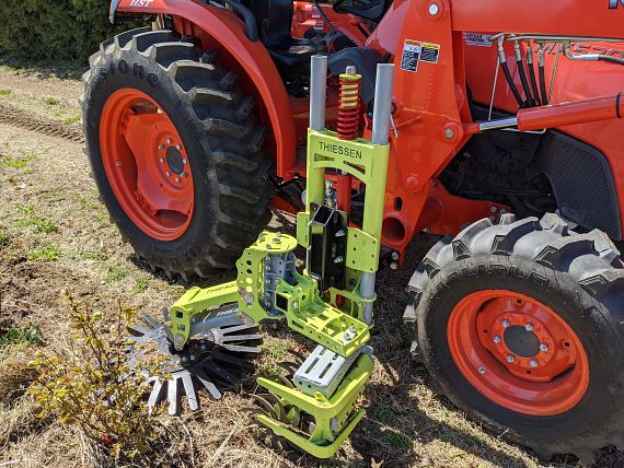 Weed removal with the Thiessen Tillage cultivation system
