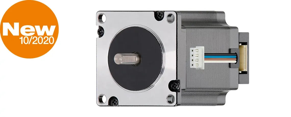 步進馬達帶有節省空間的增量角度編碼器