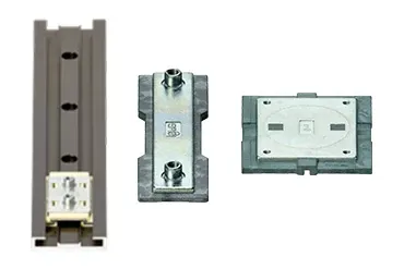 Anti-reflective prism rails