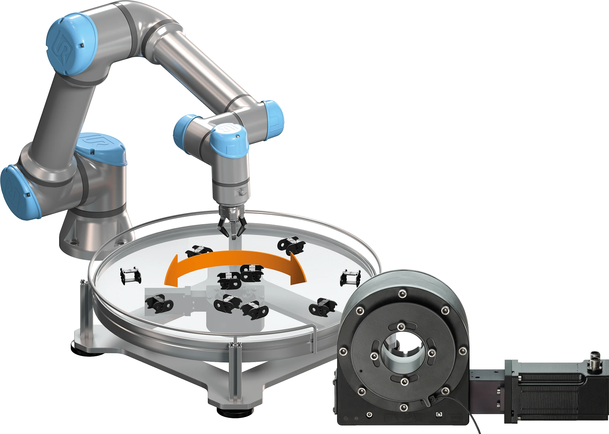 External rotary axis for UR