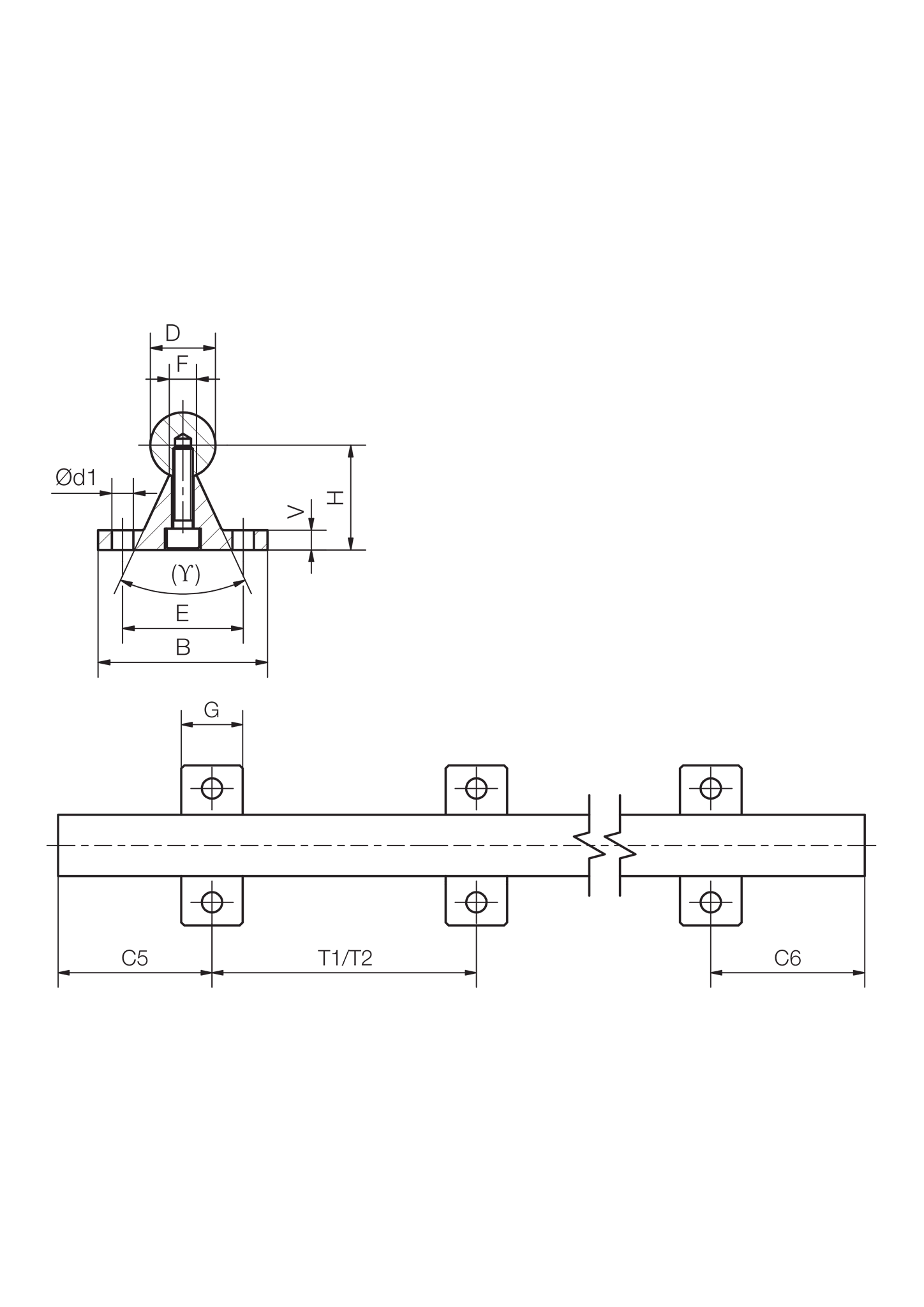 EWUMS-ES-12 technical drawing