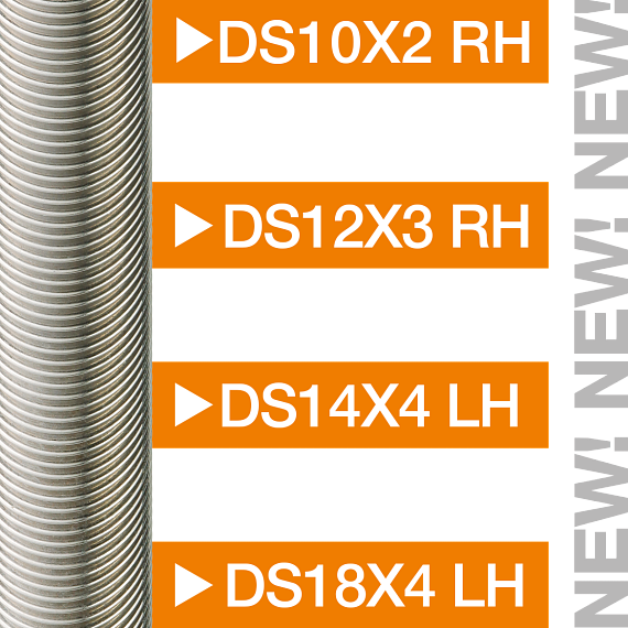 New lead screw sizes