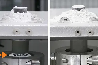 Test af forseglingskonceptet i testlaboratoriet