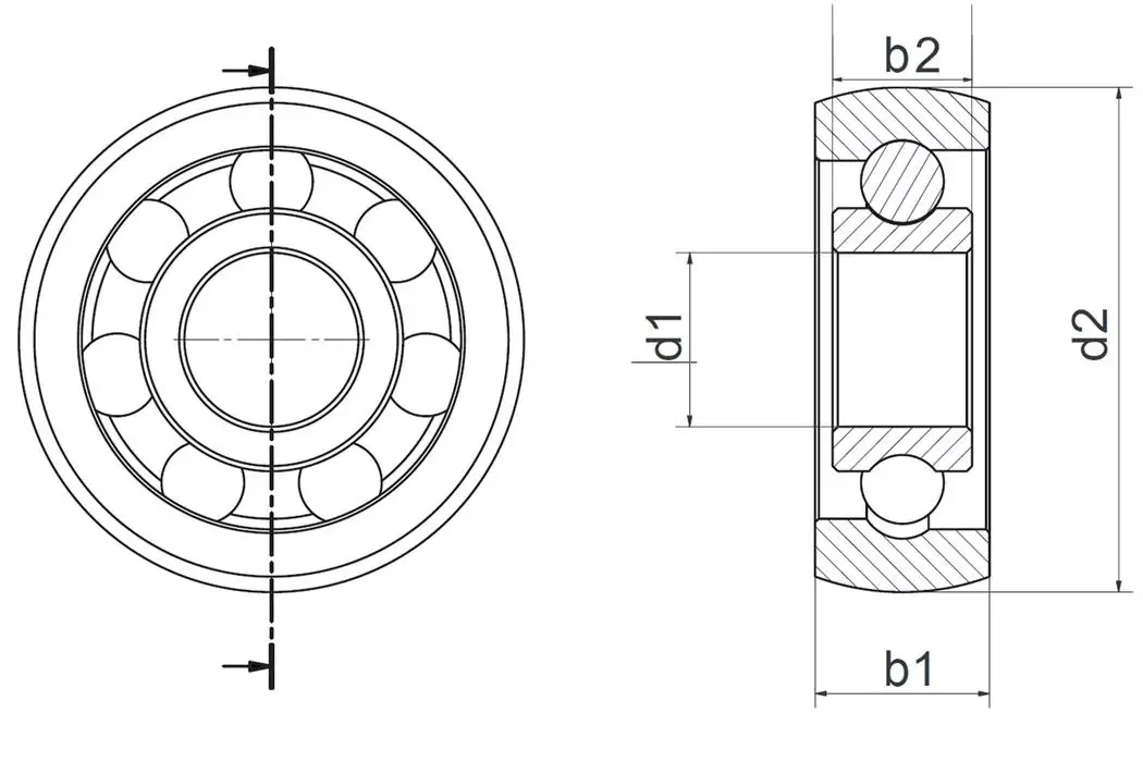 BB-608SO-B180-10-GL technical drawing