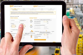 igus online tools on your tablet