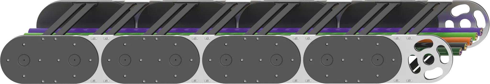 calhas articuladas da série YE.200