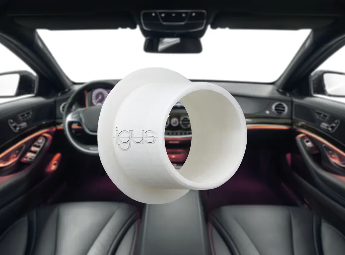 iglide® plain bearing in front of vehicle interior