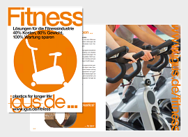 Brochura para a indústria de fitness
