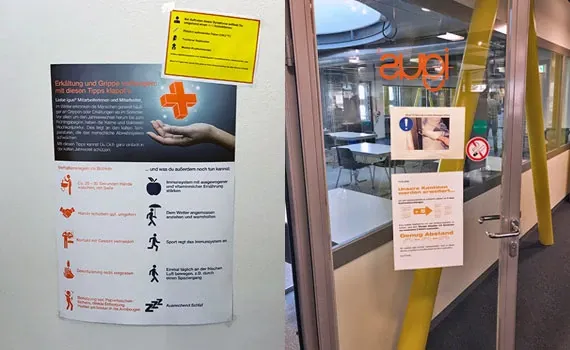 Mitarbeiter-Information bei igus