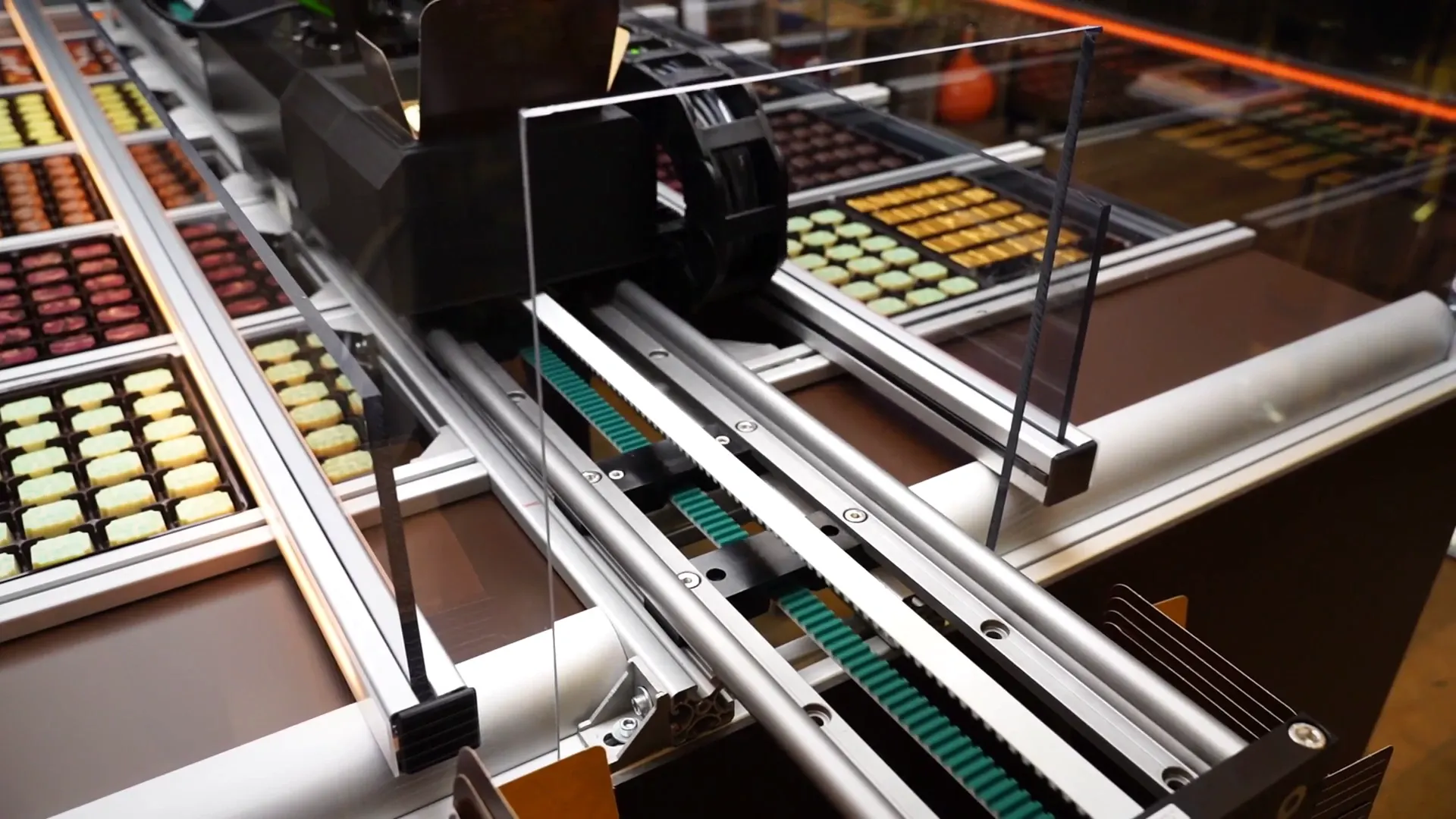 chocolate packaging robot