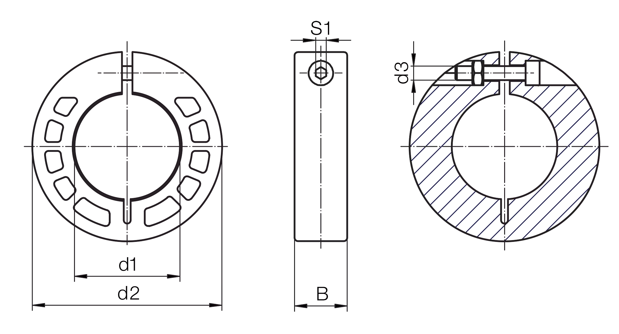 SRM-S20-V-KS technical drawing
