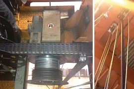 Coil crane in steelworks