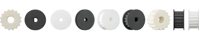 3d printed toothed belt discs