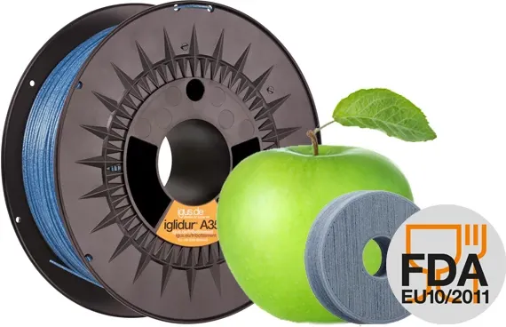 Impresión 3D compatible con la FDA y compatible con alimentos