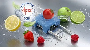 EHEDG zertifizierte drylin Linearführung
