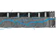 ESD energy chain 14240 series | Crossbars every link: openable along the inner and outer radius | Inner height: 62mm