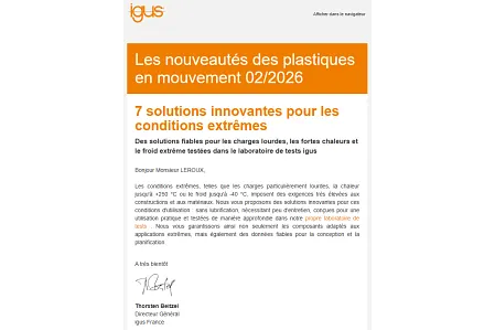 Nouveautés des plastiques en mouvement 02/2026