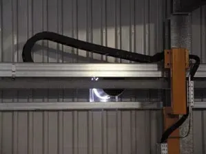 portacables, canal de guía de aluminio