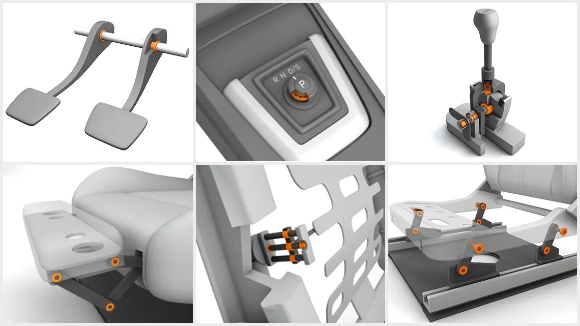 interior components for automotive manufacturing