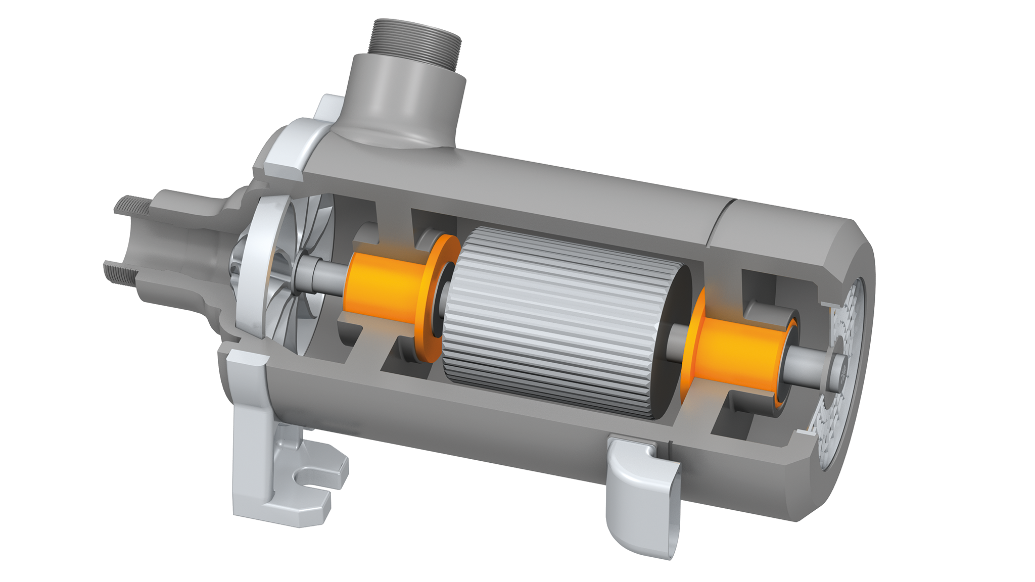 iglide plain bearings in cooling water pumps