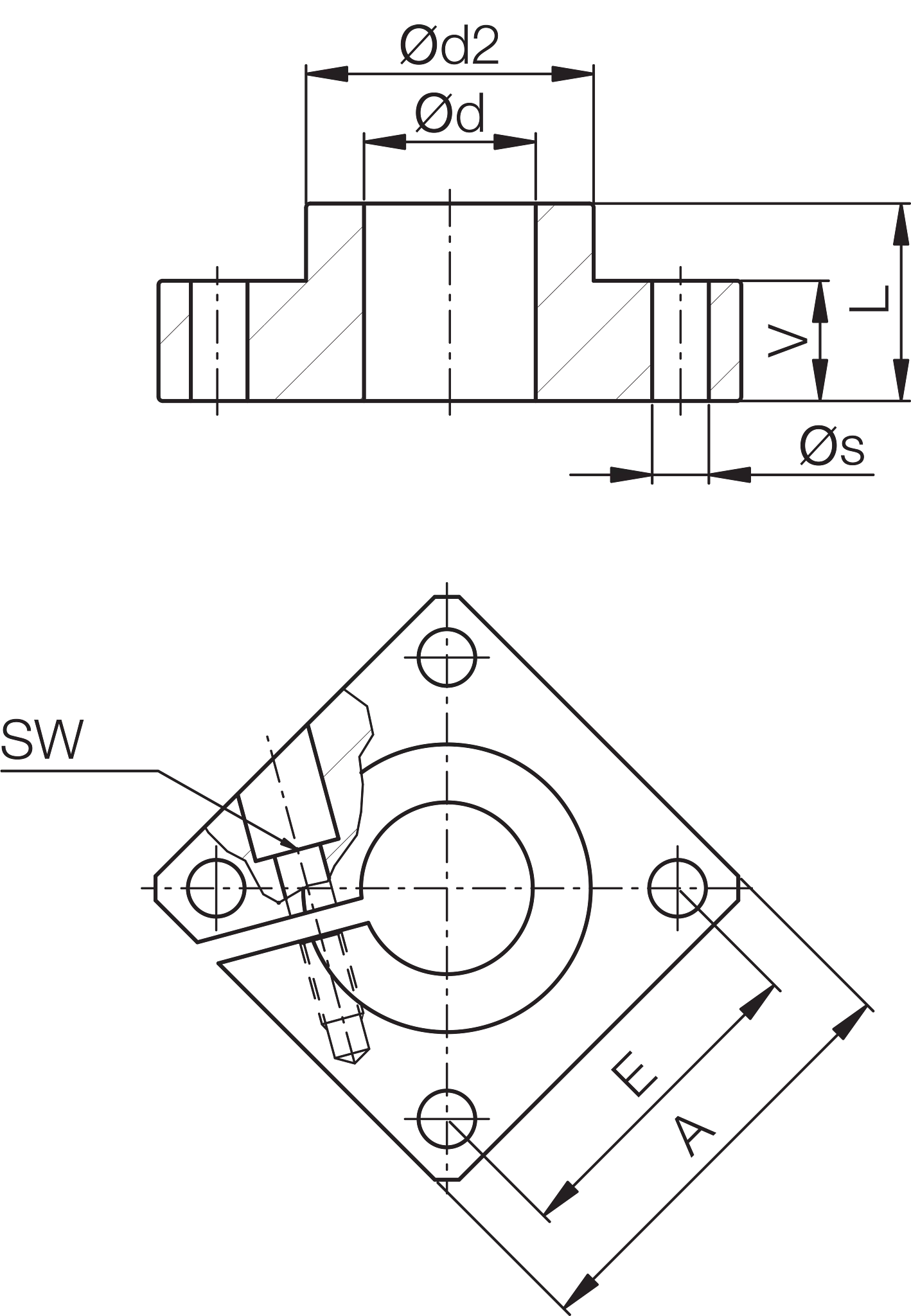 WAF-12 technical drawing