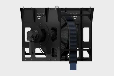 cable retractor reel e-spool power