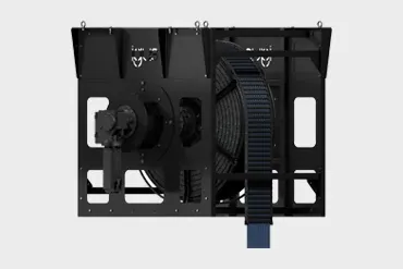 cable retractor reel e-spool power