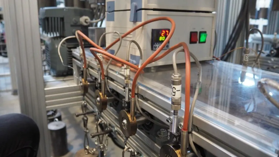 xiros test lab sistema de medición DAQ & calefacción