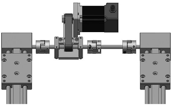Estrutura compacta no sistema de acionamento da igus para sistemas de módulos lineares multiaxiais