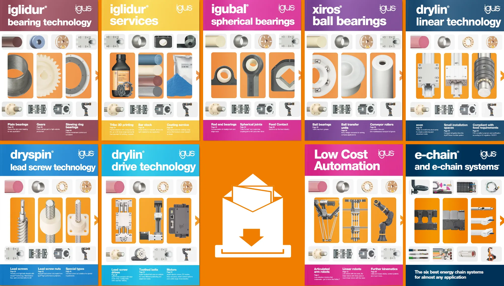 Product catalogues from igus