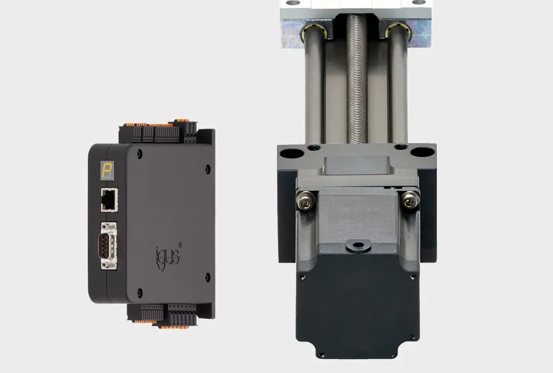 drylin con motor y sistema de control