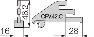 CFV-element til trækaflastning