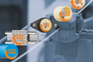 igus motion plastics already use 27 PTFE-free and PFAS-tested materials