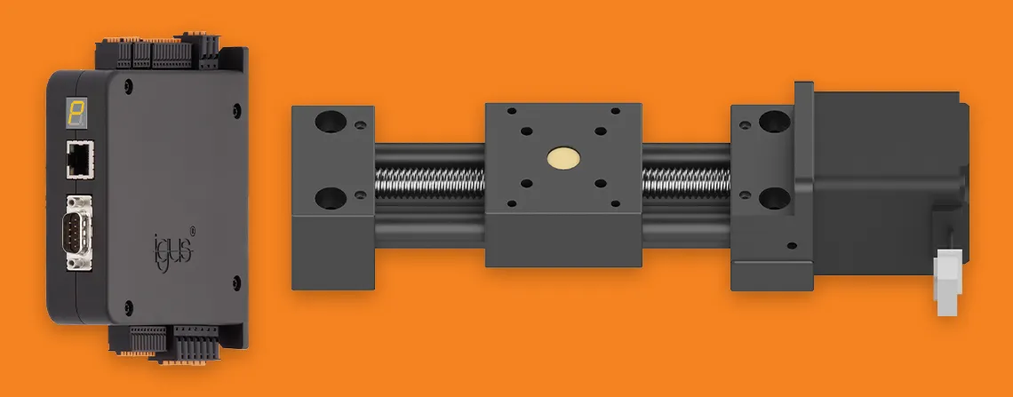 Linear actuators with motor control