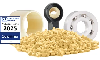 O iglidur JPF é o produto do ano de 2025, com a tecnologia dos casquilhos da igus