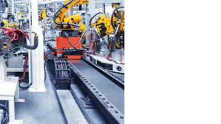 Roboterleitung siebte Achse