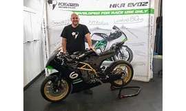 KMC的CEO兼創始人 Markus Krämer 和 Supermono 自行車 HKR-EVO2。