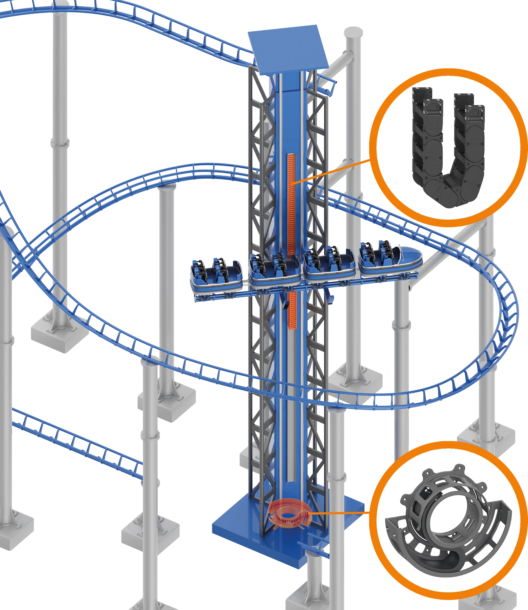 Technologie des manèges animatroniques