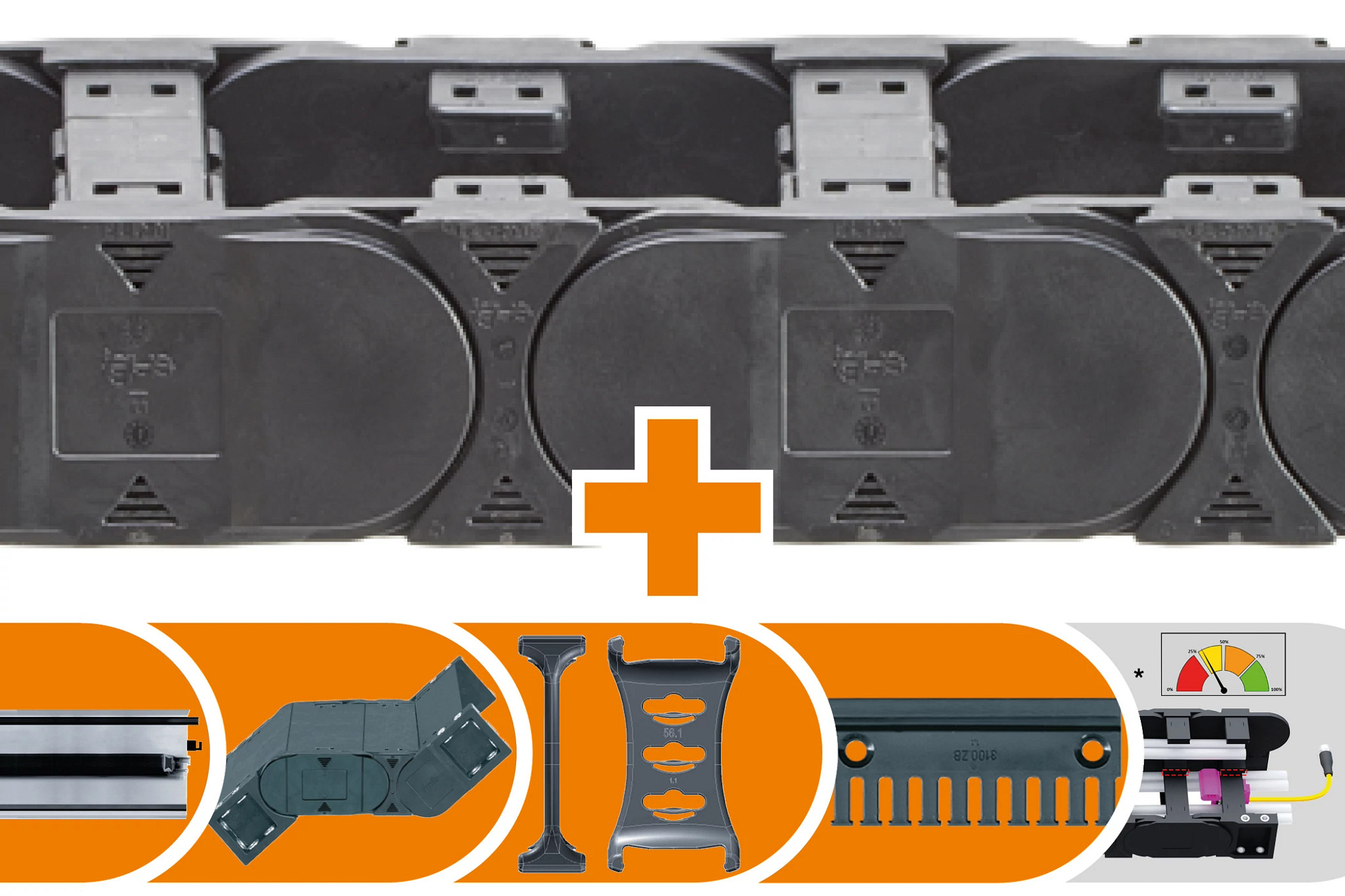 Complete set E4.42 | Travel: 8-24m | Inner height: 42mm