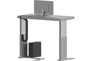 Cadena de oficina OCO en escritorio altamente ajustable