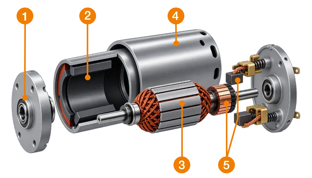 motor aufbau