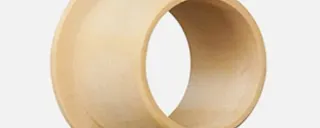 Plastic plain bearings are an alternative to nylon bearings.