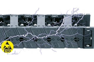Série de esteiras porta cabos E6.ESD