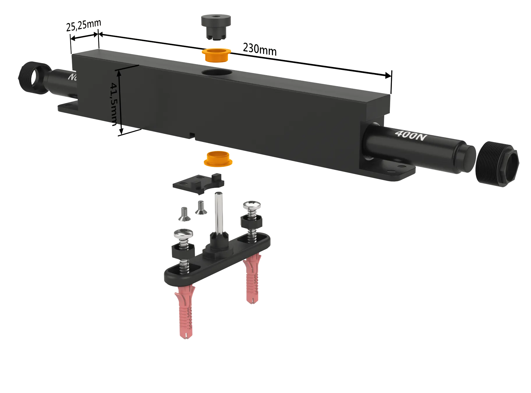 Scharniersysteem van de draaideur met iglidur® glijlagers