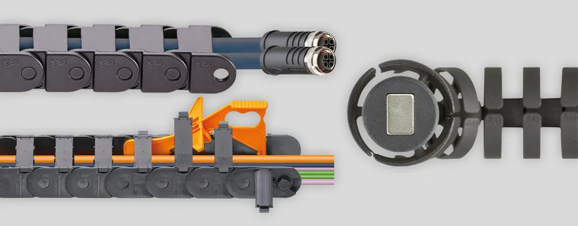 cable carriers for medical furniture