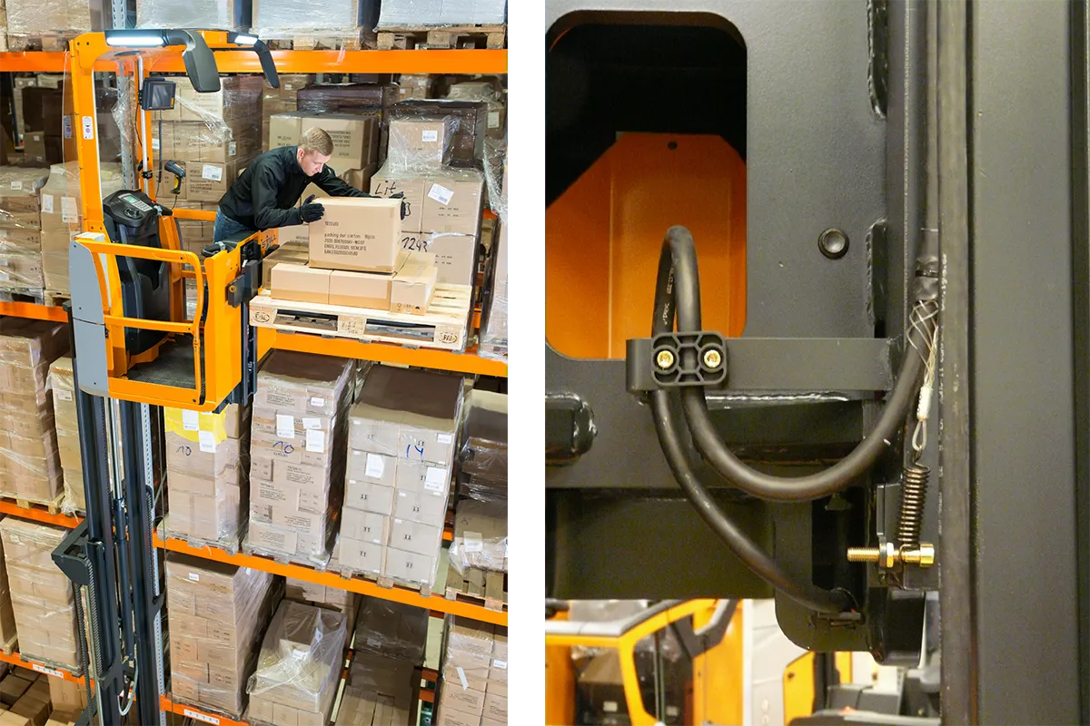 Still vertical order pickers