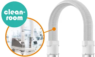 Soluzione per cavi su robot SCARA Clean